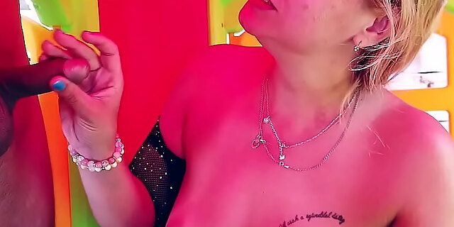 blonde,blowjob,bukkake,cum,milf